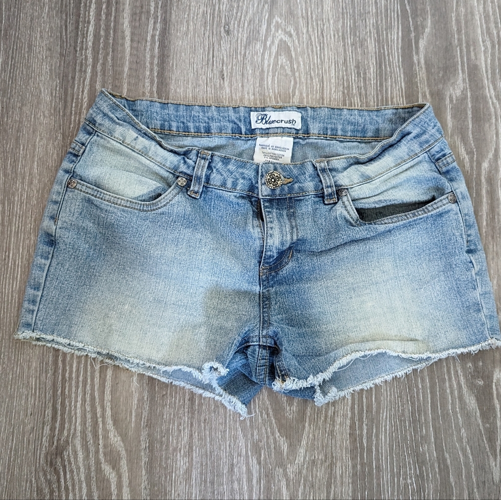 BLUECRUSH | denim cut off shorts